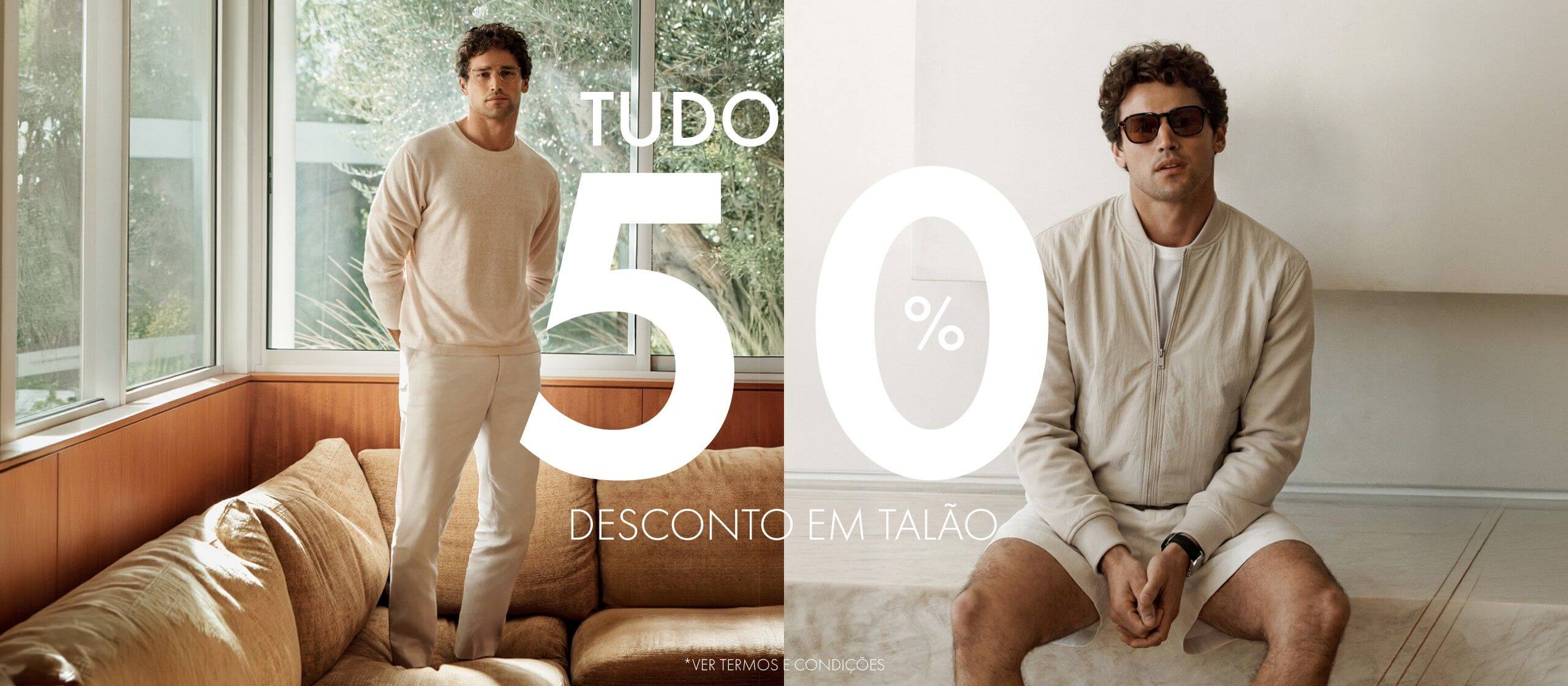 Comprar na Forte Store com 50% de Desconto em Talão. Marcas Guess, Tommy, Lacoste e outras.