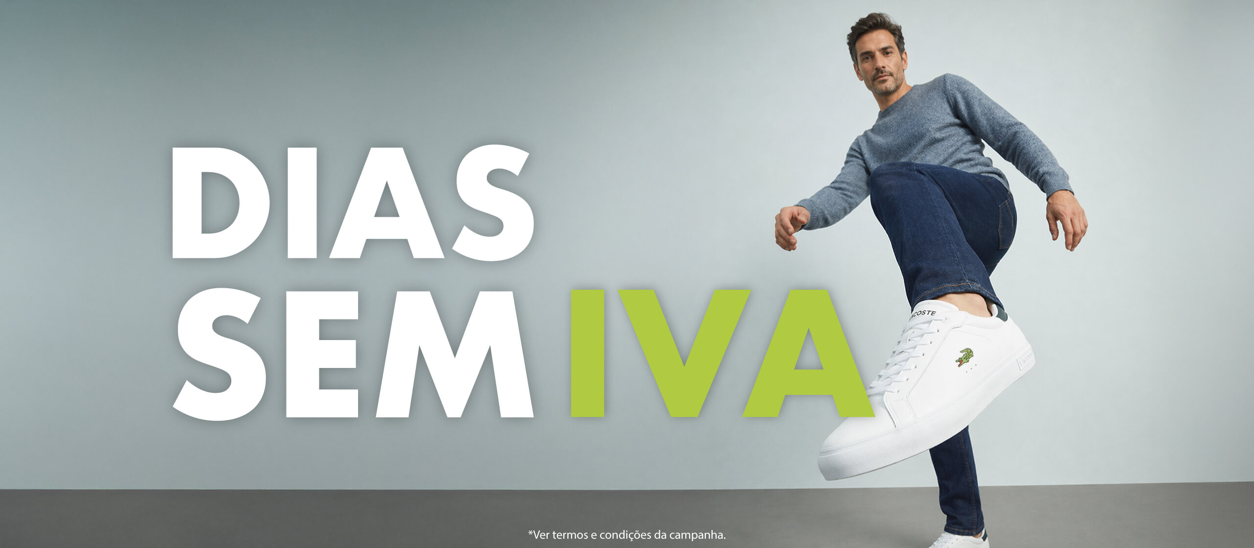 Aprovecha los días sin IVA en Forte Store. En los productos para hombre, el importe del IVA se deduce automáticamente de tu carrito, de forma sencilla e inmediata.
