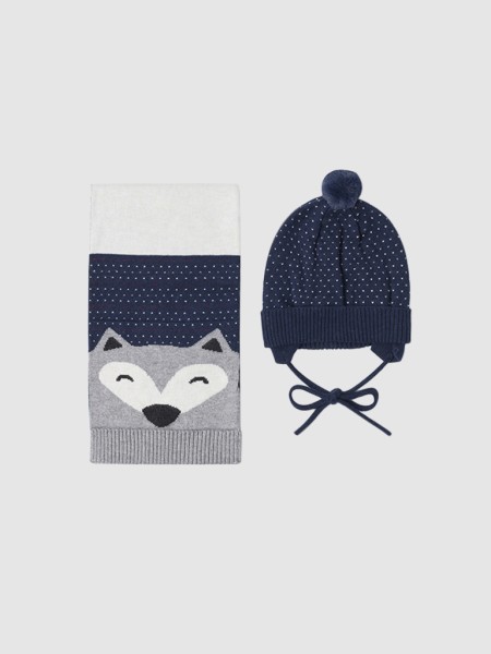 Conjunto Beb Menino Gorro+Cachecol  Mayoral