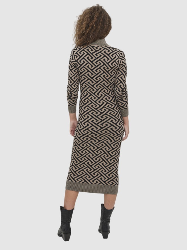 Vestido de Malha Mulher Aria Vero Moda