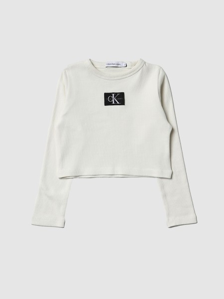 Sweatshirt Menina Monogram Calvin Klein