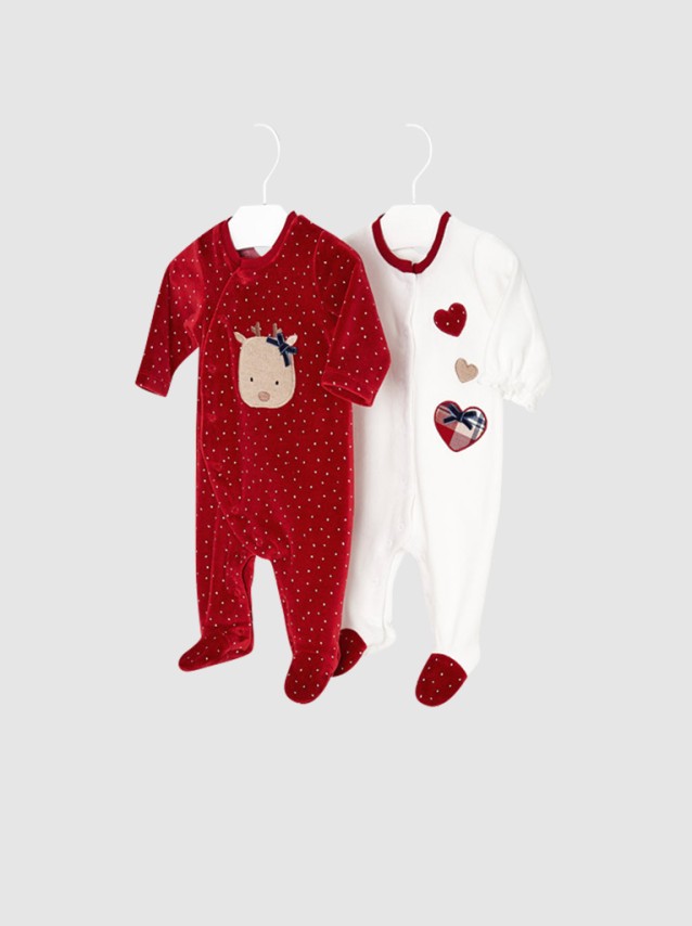 Conjunto 2 Babygrows Beb Menina Mayoral