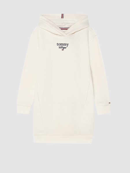 Vestido Menina Graphic Sweat Tommy Hilfiger