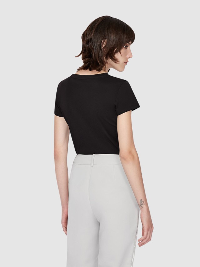 T-Shirt Mulher T-Shirt Armani Exchange