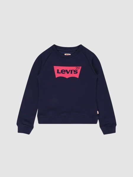 Sweatshirt Menina Logo Crew Levis