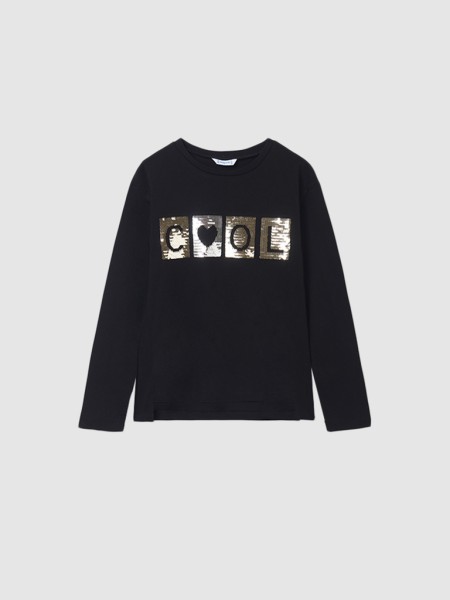 Sweatshirt Menina Lantejoulas Mayoral