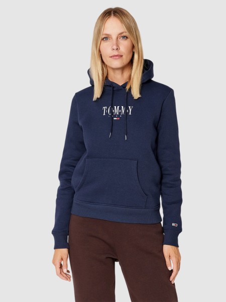 Sweatshirt Mulher Reg Essential Logo Tommy Jeans