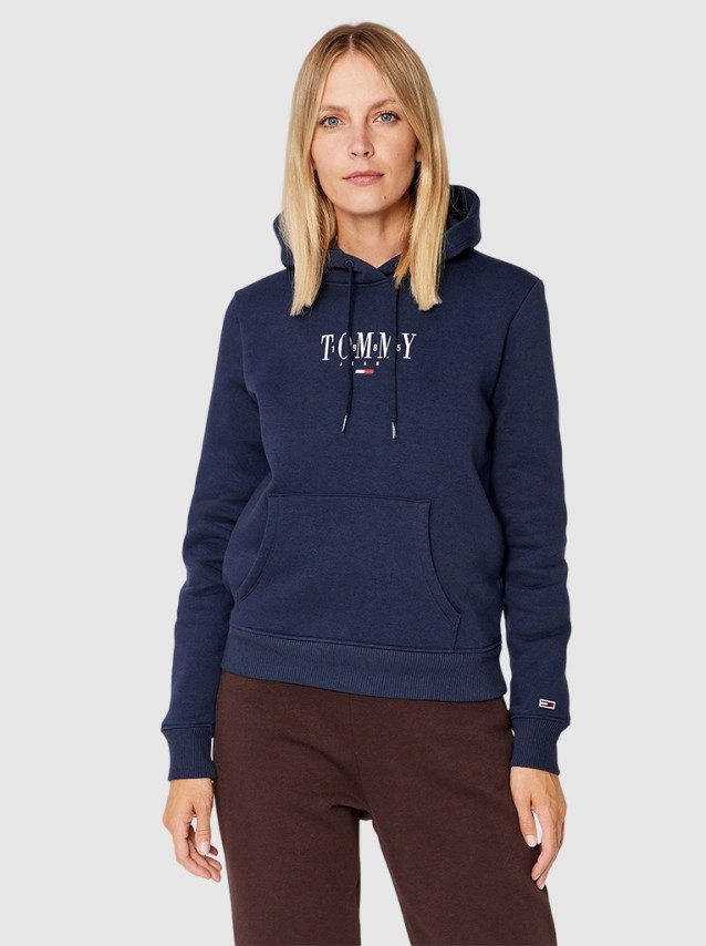 Sweatshirt Mulher Reg Essential Logo Tommy Jeans