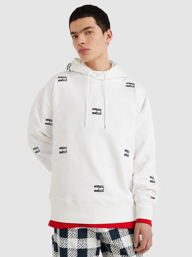 Sweatshirt Homem Twisted Flag Tommy Jeans