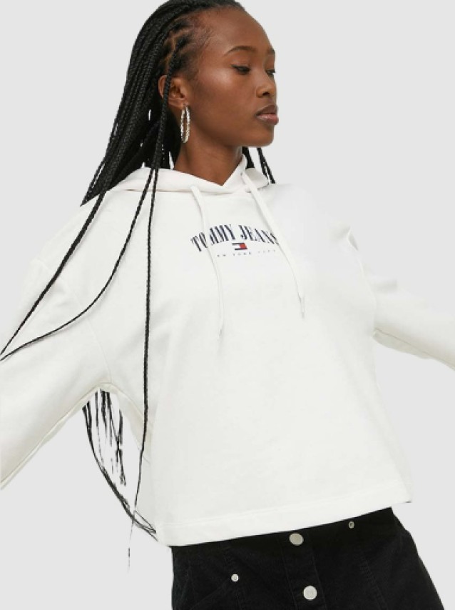 Sweatshirt Mulher Essential Logo Tommy Jeans