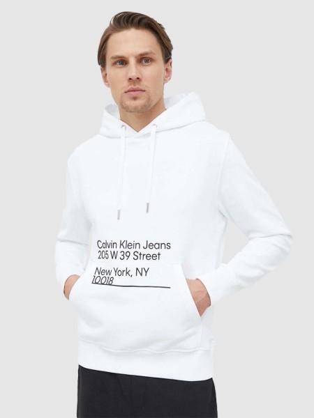 Sweatshirt Homem Logo Calvin Klein