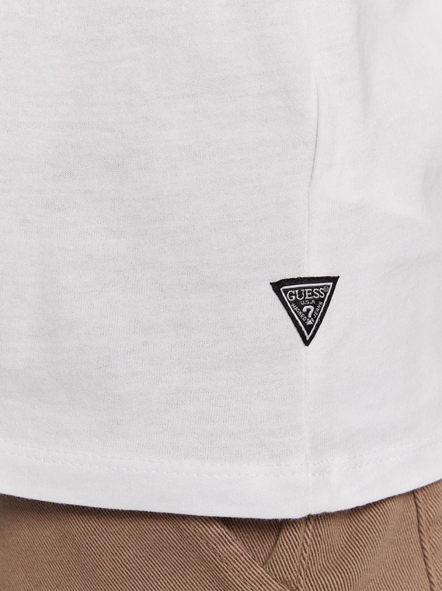T-Shirt Homem Reflective Logo Guess