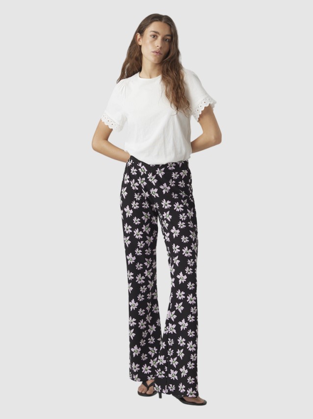 T-Shirt Mulher Panna Vero Moda