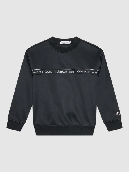 Conjunto Sweatshirt E Calça Menino Tape Calvin Klein Conjunto Sweatshirt E Calça Menino Tape Calvin Klein