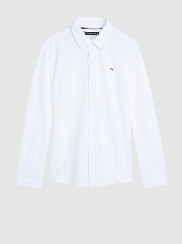 Camisa Menino Solid Pique Tommy Hilfiger