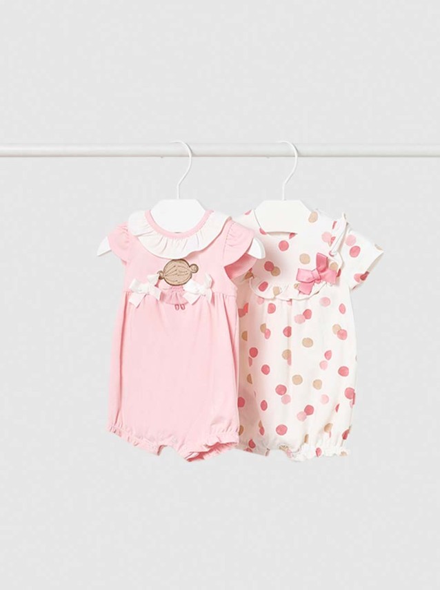 Conjunto 2 Babygrows Beb Menina Mayoral