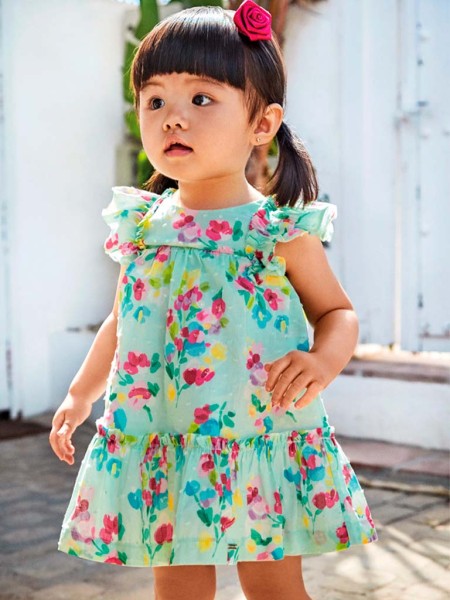 Vestido Beb Menina Estampado Mayoral