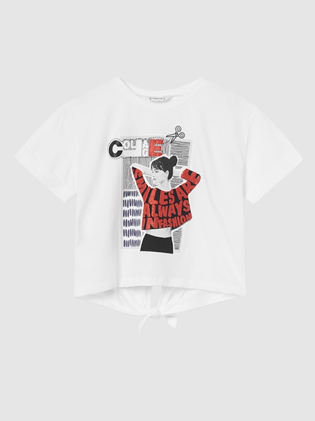 T-Shirt Menina Abertura Costas Mayoral