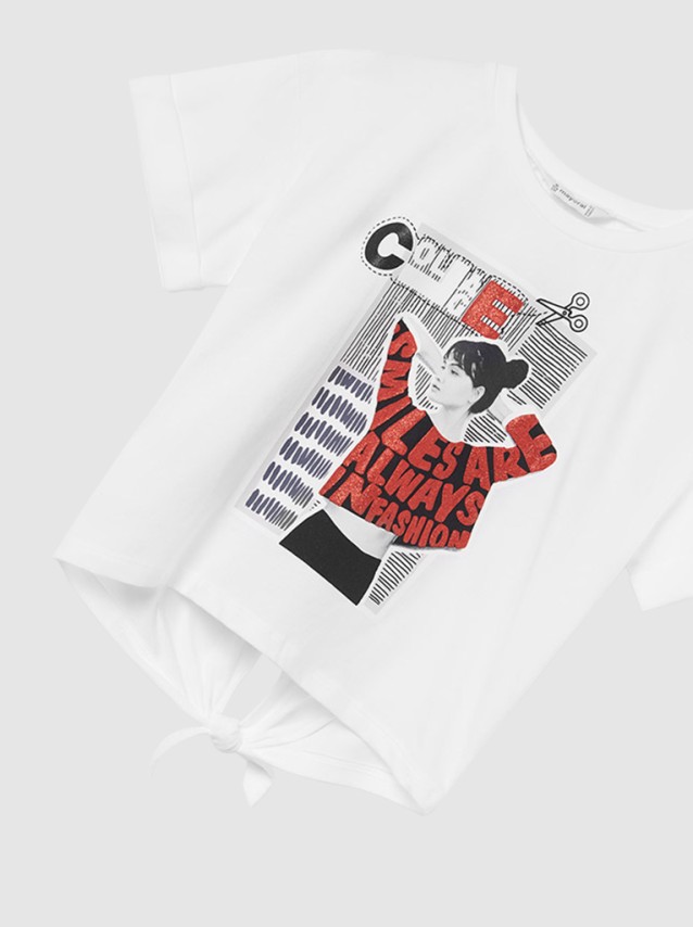 T-Shirt Menina Abertura Costas Mayoral