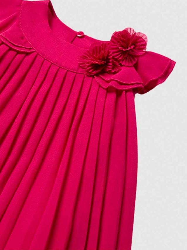 Vestido Beb� Menina Plissado Mayoral