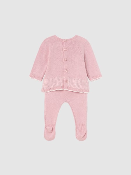 Conjunto Beb� Menina Tricot Mayoral