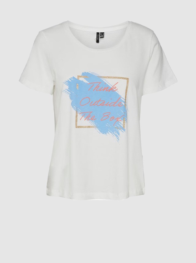 T-Shirt Mulher Pamala Vero Moda