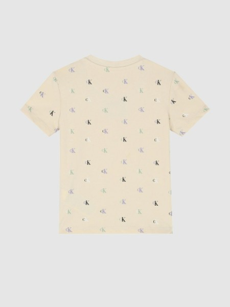 T-Shirt Unissexo Bebé Calvin Klein T-Shirt Unissexo Bebé Calvin Klein