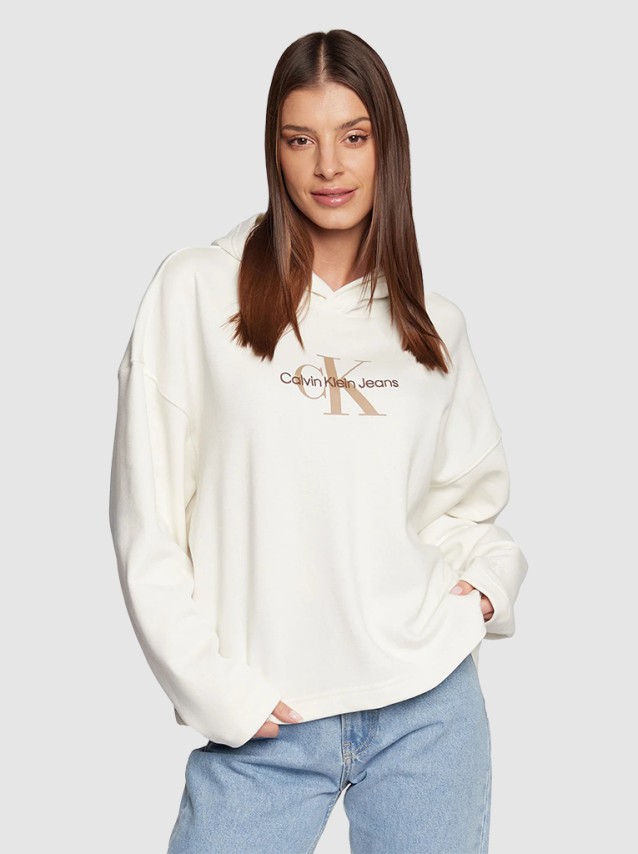 Sweatshirt Mulher Monologo Calvin Klein