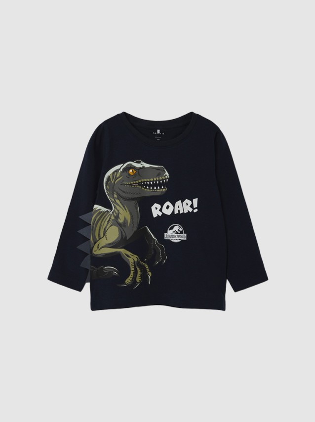 Sweatshirt Menino Jurassic Name It