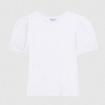 T-Shirt Menina Manga Perfurada Mayoral