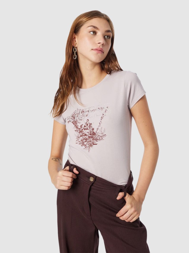 T-Shirt Mulher Triangle Guess