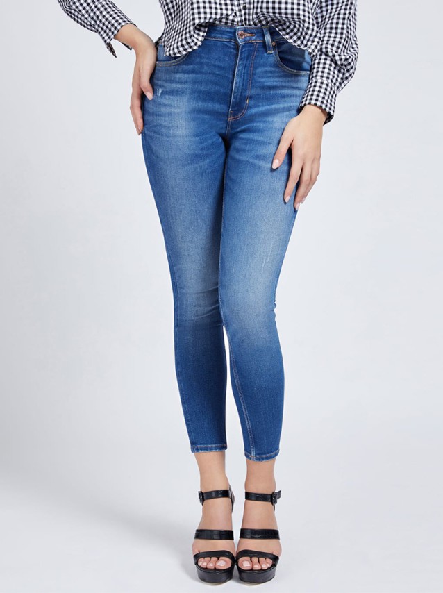 Jeans Mulher Super High Skinny Guess