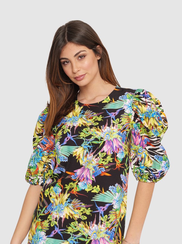 Vestido Mulher Jungle Flower Just Cavalli