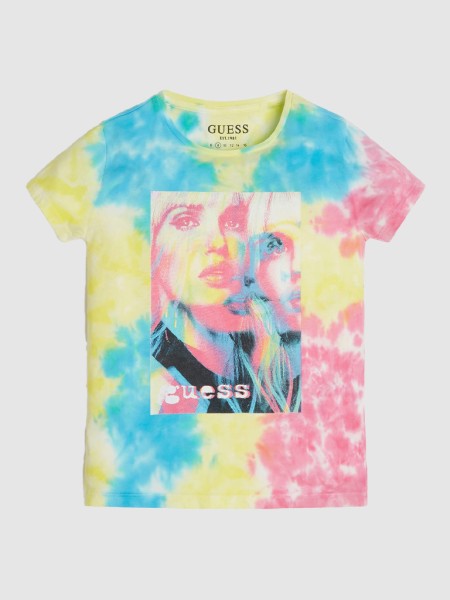 T-Shirt Menina Tie Dye Guess