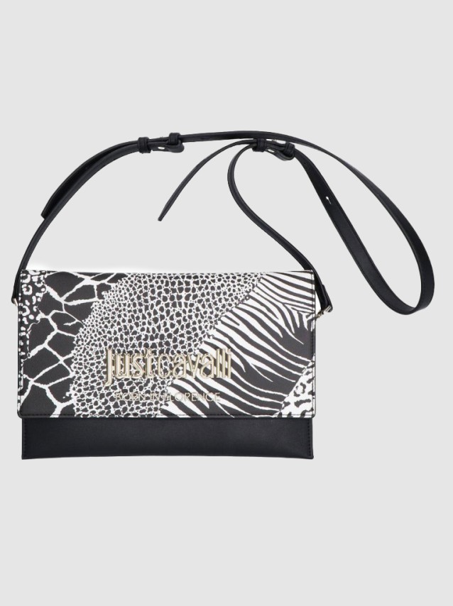 Pochete Mulher Saffiano Print Just Cavalli
