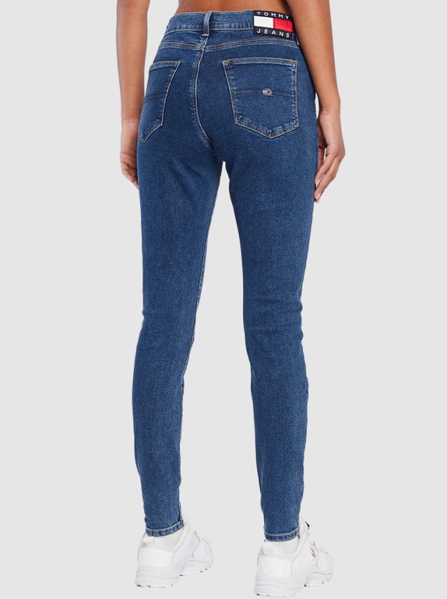 Jeans Mulher Sylvia Skny Tommy Jeans