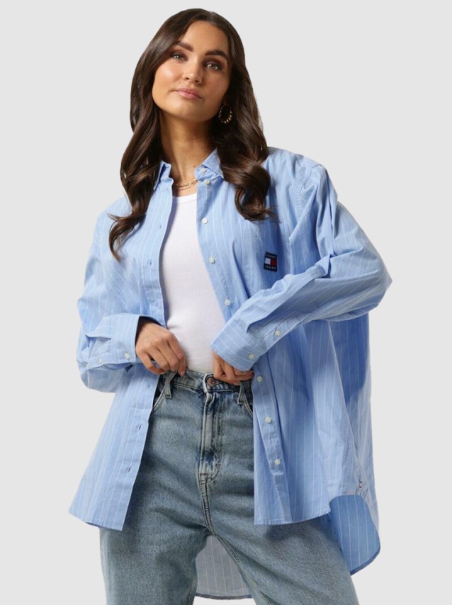 Camisa Mulher Super Oversize Tommy Jeans