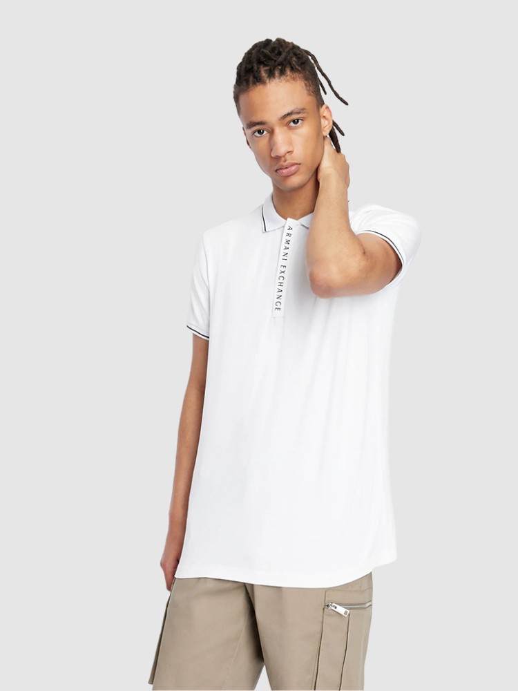 Polos Male Armani Exchange White Forte Store - Main Image