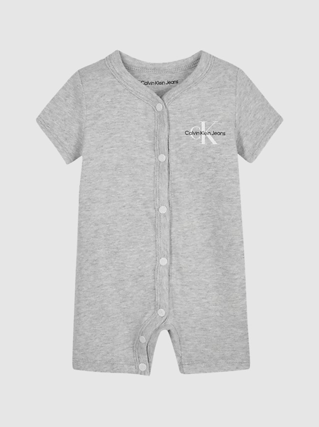 Babygrow Beb Menino Monogram Calvin Klein