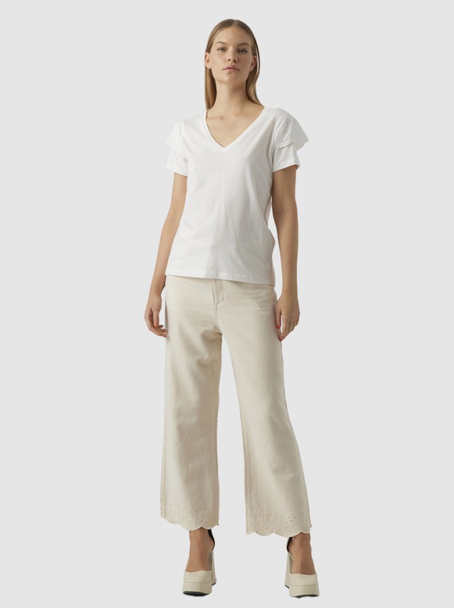 T-Shirt Mulher Emily Vero Moda