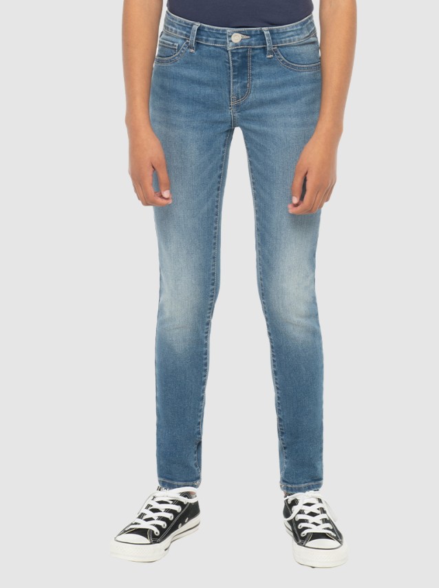 Jeans Menina 710 Super Skinny Levis