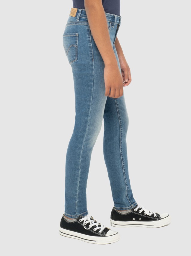Jeans Menina 710 Super Skinny Levis