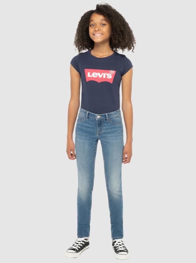 Jeans Menina 710 Super Skinny Levis