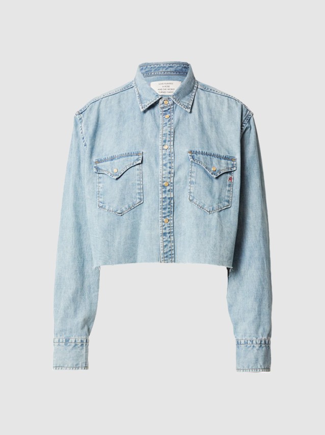 Camisa Mulher Jeans Replay