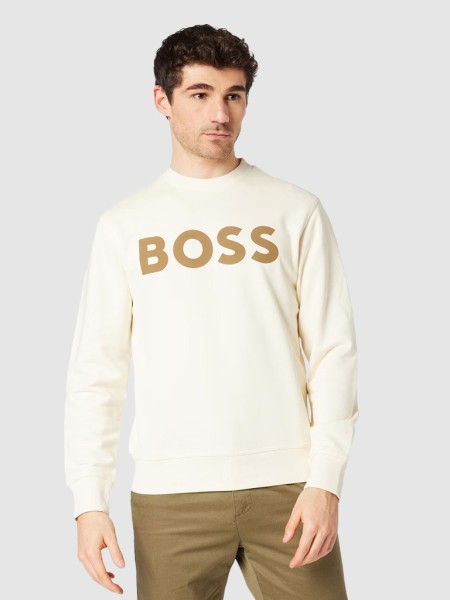 Sweatshirt Homem Basic Boss Orange