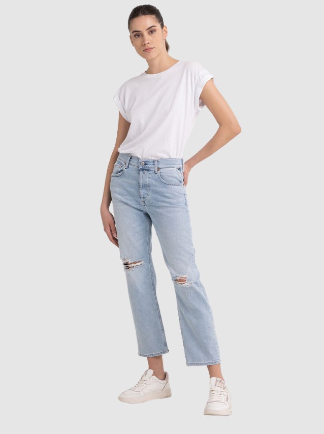 Jeans Mulher Ref Cast Indigo Replay