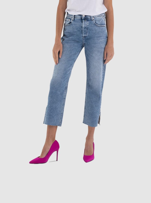 Jeans Mulher Indigo Super Stretch Replay