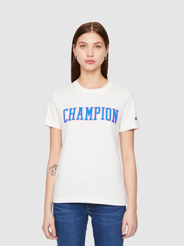 T-Shirt  Mulher Crewneck Champion