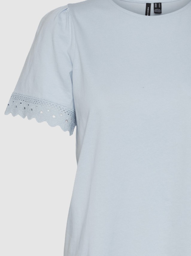 T-Shirt Mulher Panna Vero Moda