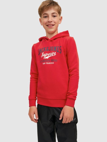 Sweatshirt Menino Logo Jack Jones